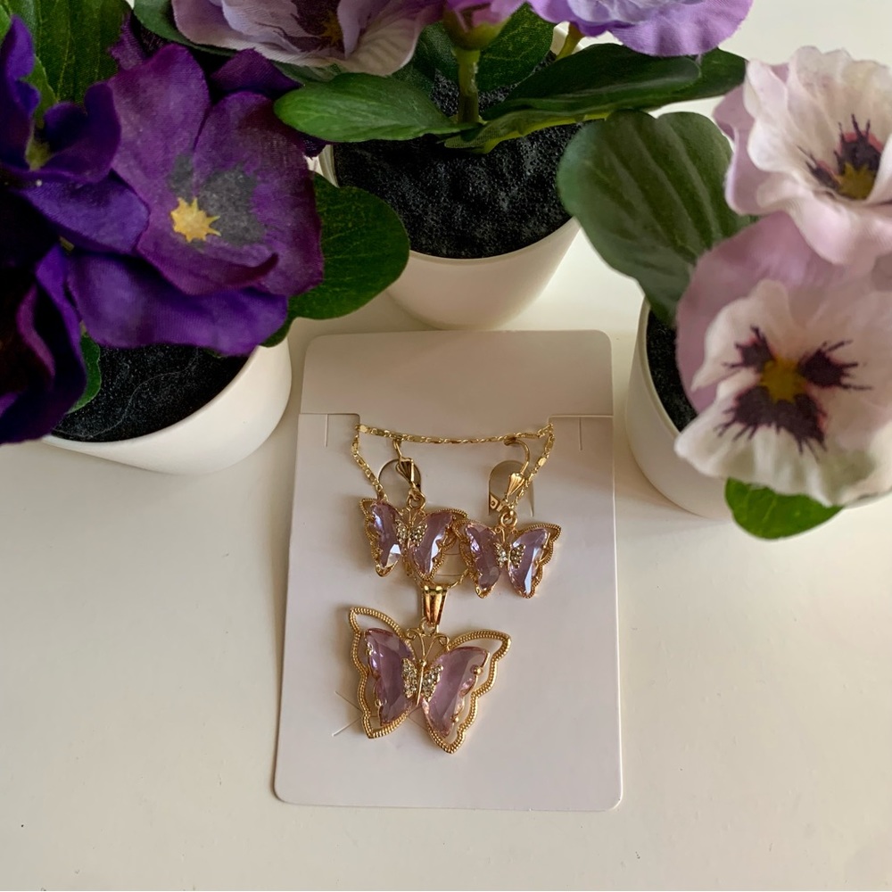 LILAC BUTTERFLY SET 🦋